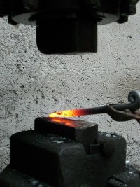 Ukázka výroby kovaného kování