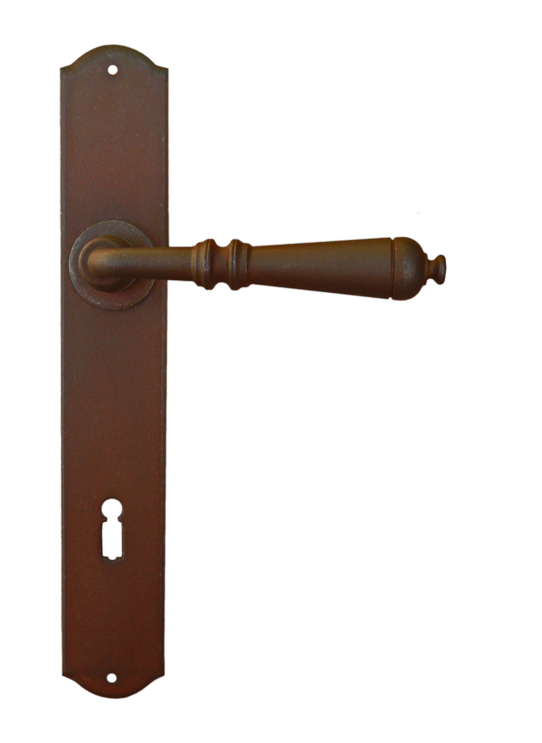 GALBUSERA Kovaná klika na dveře model 2700 - železo, antická černá